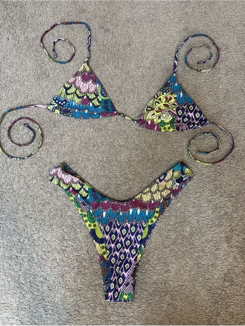 Colorful Y2K Bikini